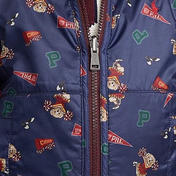 Ralph Lauren P-Layer 2 Girls Reversible Jacket Cheerleader New with Tags size 7 - Picture 4 of 5